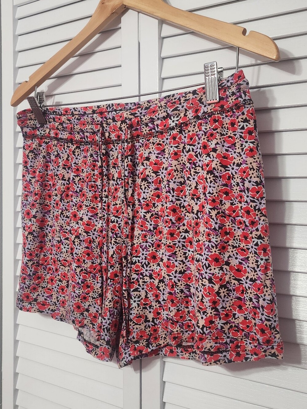 Gilligan & O'Malley Red Floral Sleepwear Shorts